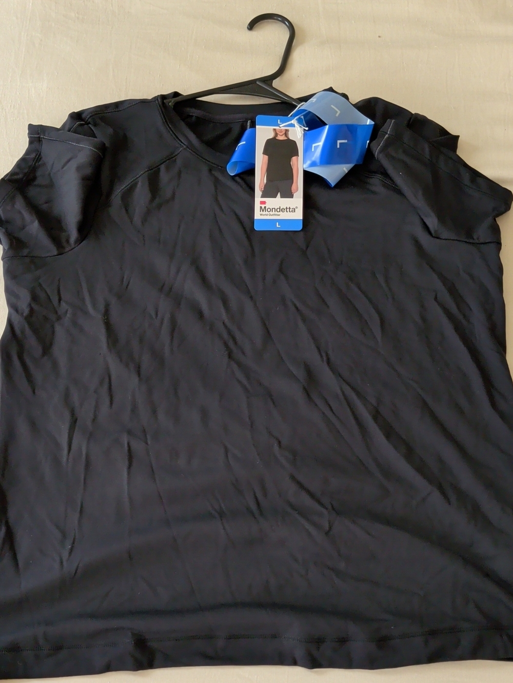 Mondetta Black Women’s Short-Sleeve Crew Tee
